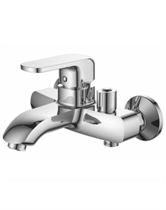 Смеситель для ванны LEDEME L3244 короткий излив хром Ledeme