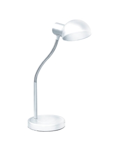 Лампа настольная KD-306 C01 220В 40Вт E27 белый Camelion