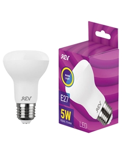 Лампа светодиодная 5Вт E27 400Лм 2700К рефлектор Rev