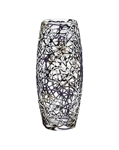 Ваза Вуаль 25см бочка стекло ручная роспись Нет марки