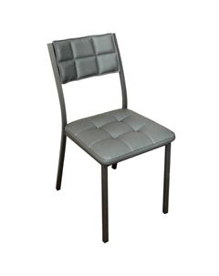 Стул ДУНКАН 500х860х380 мм графит иск. кожа/металл Нет марки