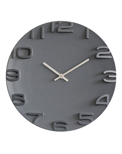 Часы настенные PL200925 пластик серый Apeyron