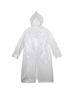 Дождевик-плащ L на кнопках полиэтилен прозрачный Не указана