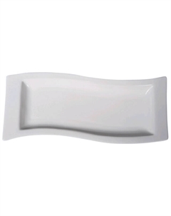 Блюдо Royal white прямоугольное 33см фарфор Tudor england