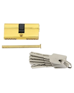 Цилиндр ключевой 60мм 30+30 латунь Palladium