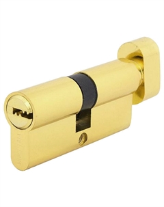 Цилиндр ключевой 70мм 35+35 латунь вертушка Palladium