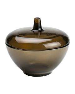 Сахарница Амбьянте Эклипс 300мл 12см стекло,с крышкой,коричневая Luminarc