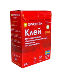 Клей для стеклообоев Супер 500г, арт.PS050 Swedtex