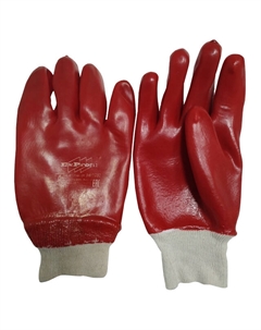 Перчатки х/б с ПВХ обливом Гранат 10 р-р Нет марки