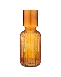 Ваза Amelie amber 12см стекло оранжевая Lefard