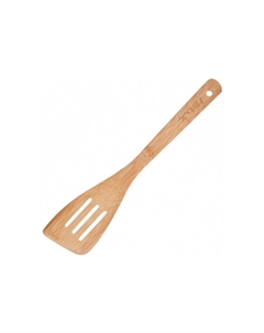 Лопатка 30см с прорезями бамбук Attribute