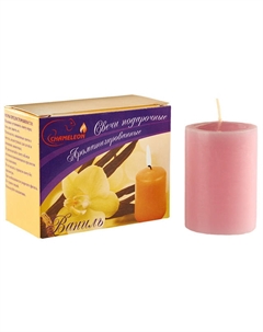 Свеча-столбик CHAMELEON Ваниль 2шт. 4х6см 6ч/г ароматизированная Нет марки