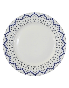 Тарелка Glaze Blue 19,2см десертная фарфор Apollo