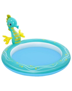 Бассейн надувной Морской конёк 188x160см 140л с разбрызгивателем Bestway