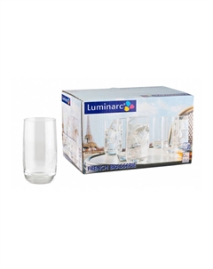 Набор стаканов French Brasserie 6шт 33cl высокие Luminarc