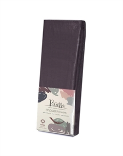 Пододеяльник PiCassa 200х215см сатин серый, арт.ПодЕсат.т-ср Нет марки