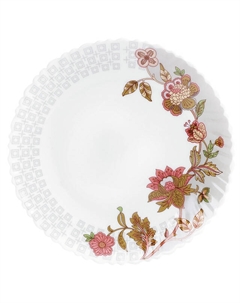 Тарелка Paisley.24см обеденная стеклокерамика Нет марки