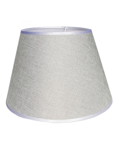 Абажур А21028 ткань+пленка ПВХ Е14Х 40Вт Лен серый Светпромъ