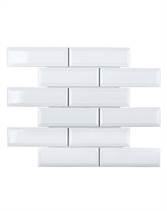 Мозаика керамическая Metro White 287х295х6,5мм чип 145х45мм Нет марки