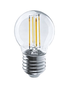 Лампа филаментная 7Вт Е27 LED 4000К Е27 840Лм шар Navigator