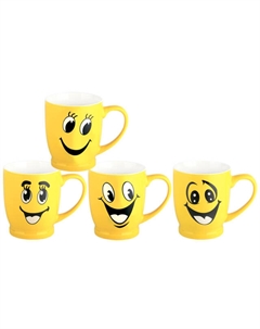 Кружка Смайлик 230мл фарфор микс дизайна Нет марки