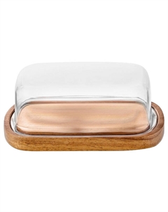 Масленка Organic 17х11см дерево,пластик Walmer