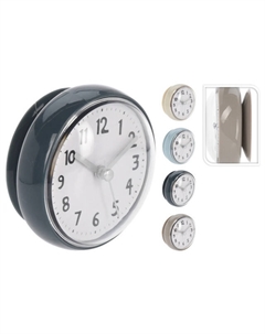 Часы настенные на присоске водостойские 73х45мм в ассортименте пластик Koopman