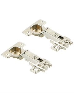 Петля накладная 110град slide-on никель 2шт четырехшарнирная Lemax