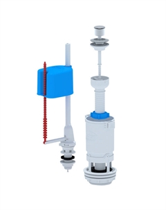 Набор механизмов для унитаза АНИПЛАСТ нижнее подключение 1 режим шток Ани пласт