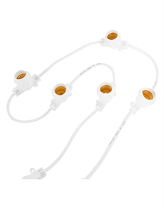 Светильник ландшафтный белт-лайт 40 10м Е27 белый Navigator