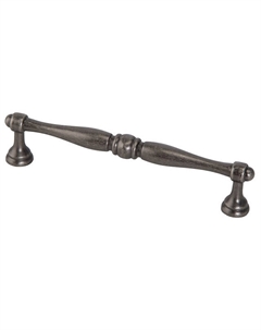 Ручка-скоба 128мм черненный старинный цинк Кerron