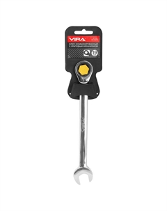 Ключ комбинированный с храповым механизмом 19мм Vira