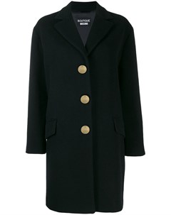 Boutique moschino однобортное пальто 42 черный Boutique moschino