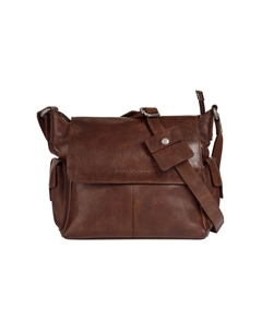 Сумка через плечо, натуральная кожа, цвет Cognac Spikes & sparrow