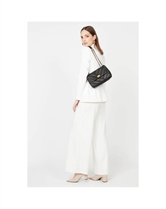 Сумка-мессенджер с клапаном SOFT MATELASS каштановый Laredoute