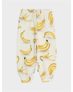 Брюки спортивные, сплошной принт бананы Molo