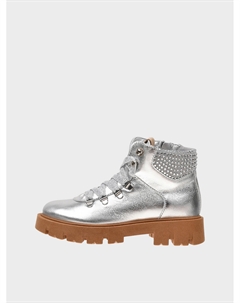 Ботинки со стразами Monnalisa