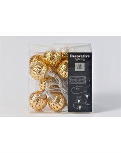 Электрогирлянда 1,5 м тёплый свет Шары Hoff