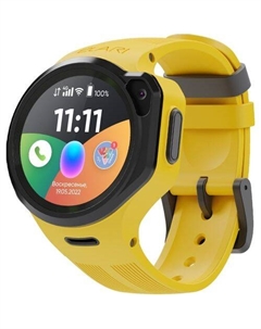 Смарт-часы 4GR M, 1.3", желтый/желтый Elari