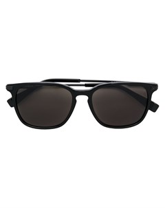 Canali солнцезащитные очки в прямоугольной оправе один размер черный Canali