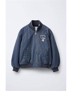 Куртка-бомбер с эффектом потертости stitch & angel disney, синий Zara