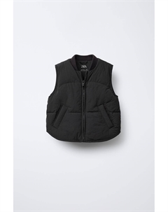 Водоотталкивающий жилет из фугу, черный Zara