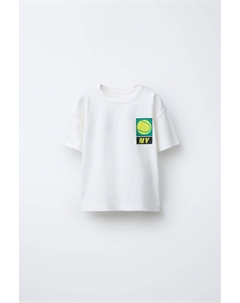 Футболка с теннисным принтом, белый Zara