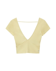 Рубашка, желтый Pull & bear