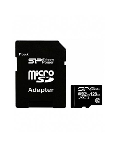 Карта памяти micro SDXC 128Gb Superior UHS-I U3 V30 A2 + ADP (100/80 Mb/s) Silicon power