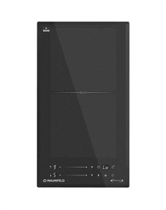 Индукционная варочная поверхность MAUNFELD CVI292S2FDGR Inverter, конфорок: 2 шт., стеклокерамика, независимая, черный Maunfeld