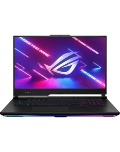 Ноутбук игровой ASUS ROG Strix Scar 17 G733PYV-LL067W 17.3", 2023, IPS, AMD Ryzen 9 7945HX3D 2.3ГГц, 16-ядерный, 32ГБ DDR5, 1ТБ SSD, NVIDIA GeForce RTX 4090 для ноутбуков - 16 ГБ, Windows 11 Home, чер Asus