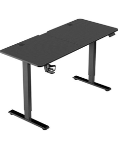 Стол игровой Erlong, электропривод, ЛДСП, черный Defender