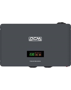Стабилизатор напряжения POWERCOM WM-3000VA графитовый Powercom