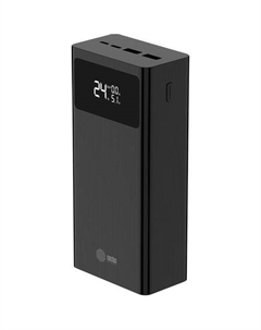 Внешний аккумулятор (Power Bank) Cactus CS-PBFSKA-30000, 30000мAч, черный
